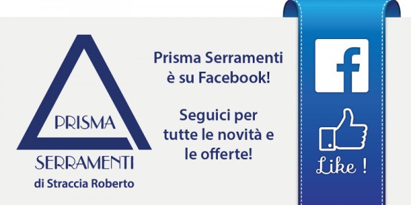 La Prisma Serramenti ora è anche su Facebook!